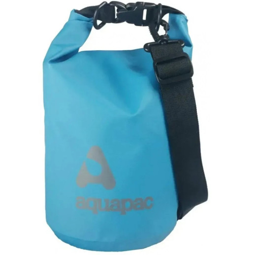 Гермомешок AQUAPAC с ремнем через плечо Trailproof Drybag - 15L (blue) w/strap синий
