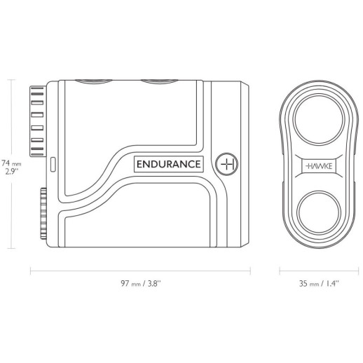 Дальномер Hawke LRF 1500 6x21 High O-LED