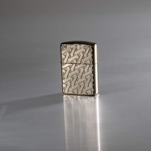 Зажигалка Zippo 24095 Geometric Weave Design Armor 49173