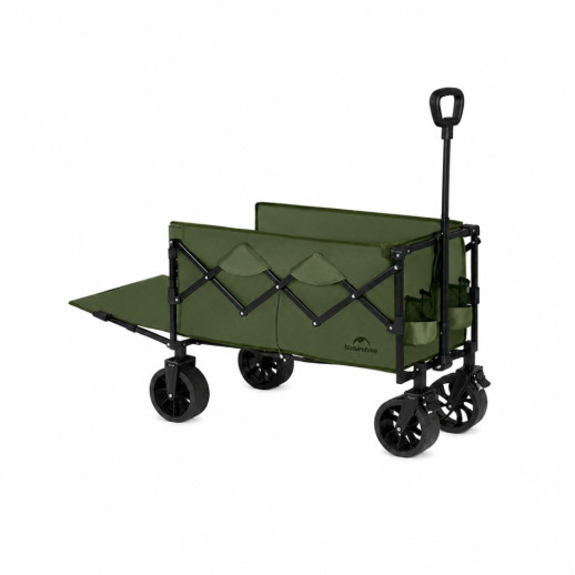 Тележка туристическая складная Naturehike Light CNK2350JJ012, 100+50 л, зеленый