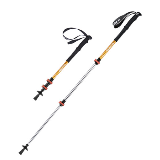 Трекинговая палка 3-сек. Naturehike Men ST 01 6061 AL NH17D001-Z, алюминий, золотистая