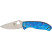 Нож Spyderco Tenacious, D-2, Titanium blue
