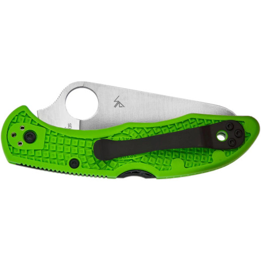 Нож Spyderco Salt 2, серрейтор, LC200N, FRN green
