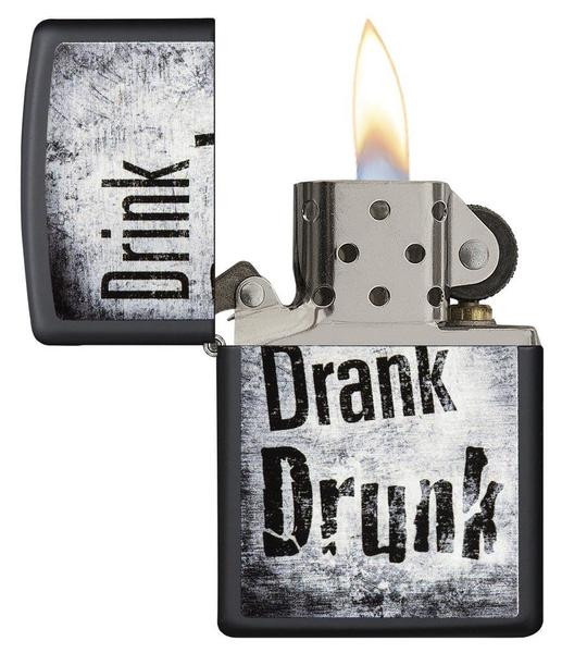 Зажигалка Zippo 218 Drink Drank Drunk Design 29618