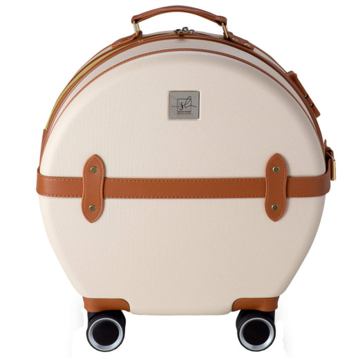 Чемодан Semi Line 24" (M) Ecru/Brown (T5670-3)