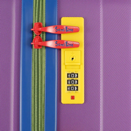 Чемодан Semi Line 20" (S) Purple (T5804-1)