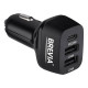 Автомобильное зарядное устройство Brevia ePower TriDrive 44W 1xUSB-C+2xUSB-A