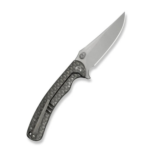 Нож складной туристический Weknife Dracarys, (9.1 см) Böhler M390/титан 6AL4V серый
