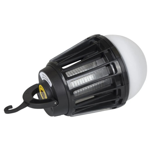 Фонарь-истребитель насекомых Bo-Camp Atom WP Rechargable 180 Lumen Black (5818804)