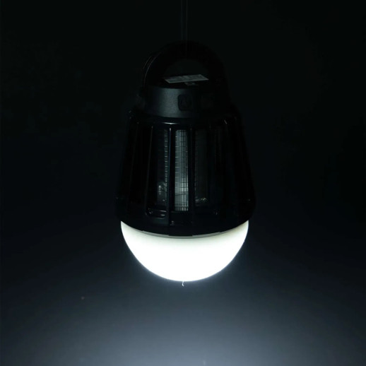 Фонарь-истребитель насекомых Bo-Camp Atom WP Rechargable 180 Lumen Black (5818804)