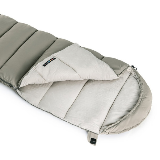 Спальный мешок с капюшоном Naturehike MS100 CNK2350WS023 правый, зеленый