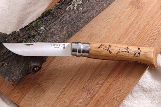 Нож Opinel №8 VRI Chamois Серна, дуб (002336)