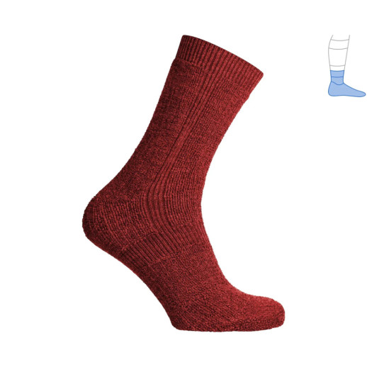 Термоноски Protector ShortWinter красные зимние защитные L 44-46