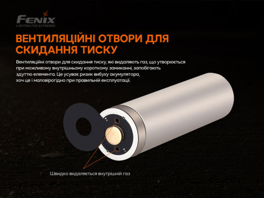 Аккумулятор 21700 Fenix ARB-L21-5000 V2.0 (витринный образец / поврежденная упаковка)