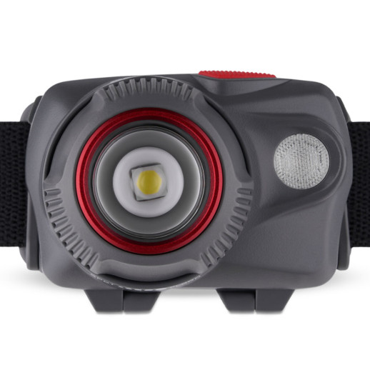 Фонарь налобный Brevia 580Lm, Focus Control, 3xAAA, IP64 (белый/красный)