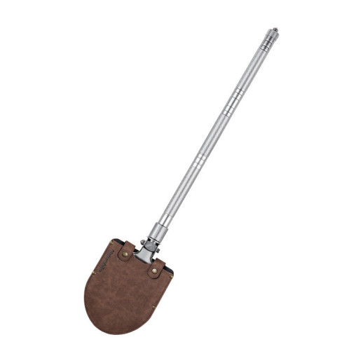 Лопата Naturehike Multifunctional outdoor shovel NH20GJ002, серебристый (отсутствует насадка с лезвием)