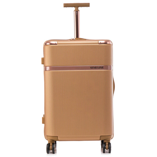 Чемодан Semi Line 24" (M) Gold (T5667-3)