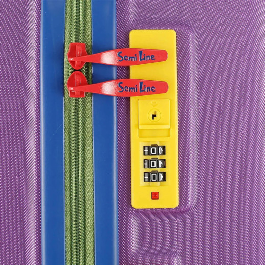 Чемодан Semi Line 20" (S) Purple (T5845-1)