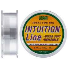 Леска Brain Intuition 50m 0,1mm #0,35 0,9 kg 1,9 lb clear