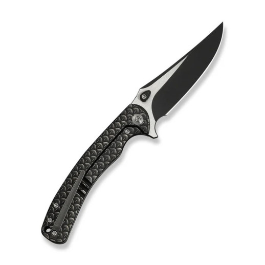 Нож складной туристический Weknife Dracarys, (9.1 см) Böhler M390/титан 6AL4V черный