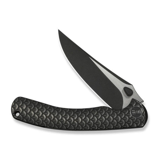 Нож складной туристический Weknife Dracarys, (9.1 см) Böhler M390/титан 6AL4V черный