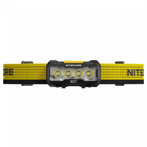 Фонарь налобный Nitecore NU27 (2xNitelab UHE led, 600 люмен), белый