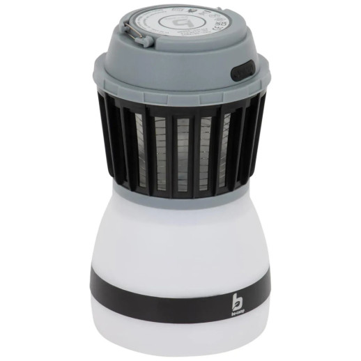 Фонарь-истребитель насекомых Bo-Camp Atom WP Rechargable 200 Lumen Grey/Black (5818805)