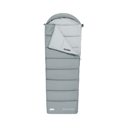 Спальный мешок с капюшоном Naturehike MS300 CNK2350WS023 левый, серый
