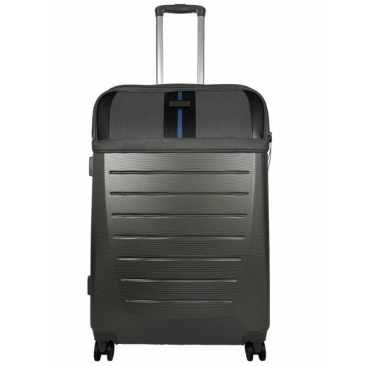 Чемодан Semi Line 28" (L) Dark Brown/Blue Line (T5736-3)