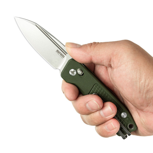 Нож складной карманный SRM Scout 7229-GP (6.9 см) 14C28N/G10 зеленый