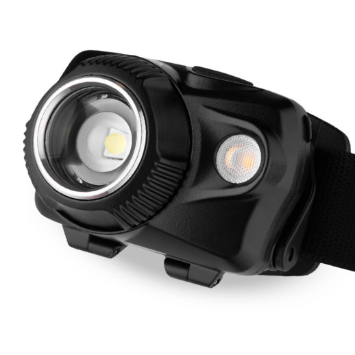 Фонарь налобный Brevia 700Lm, Focus Control, 800mAh/3xAAA, IP64 (белый/теплый белый)