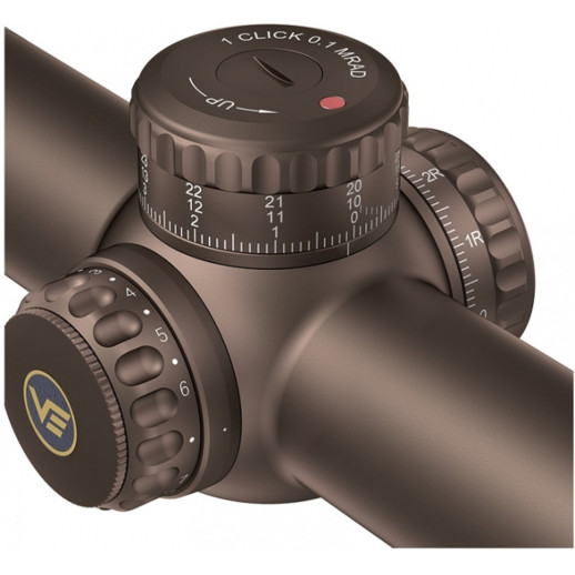 Прицел оптический Vector Optics Continental X10 1-10x28 (34 мм) ED FFP illum. VET-CTR FDE