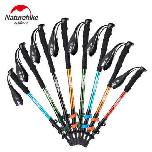 Трекинговая палка 3-сек. Naturehike Women 6061 AL NH17D001-Z, 57-120 см, алюминий, зеленый