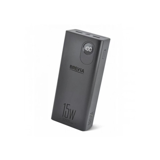 Повербанк (Power Bank) Brevia 30000mAh 15.5W Li-Pol, LCD