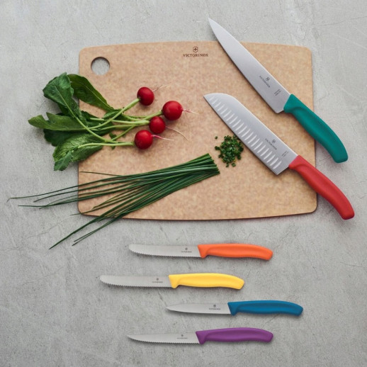 Набор ножей для чистки овощей Victorinox Swiss Classic 3 ножа желт/оранж/син 6.7116.32C1