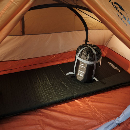 Спальник с капюшоном Naturehike M400 NH20MSD02, (1°C), левый, серый
