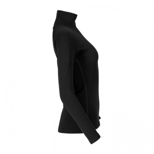 Термокофта жен. Aclima WarmWool 200 Roll Neck W's Jet Black S