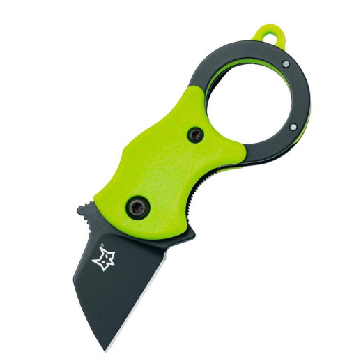 Нож Fox Mini-TA Black Blade Green FX-536GB