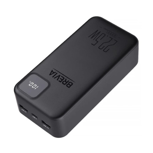 Повербанк (Power Bank) Brevia 30000mAh 22,5W Li-Pol, LCD