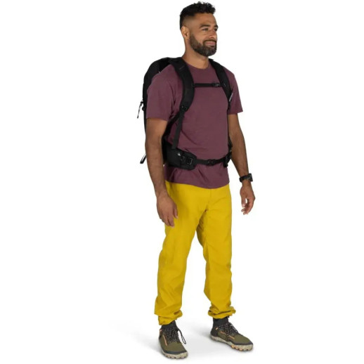 Рюкзак Osprey Talon 22 black/coal grey - O/S - черный/серый