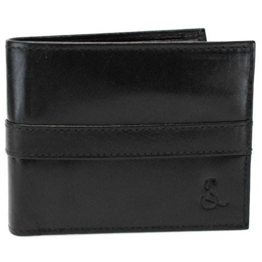 Портмоне мужское кожаное Semi Line RFID Black (P8265-0)