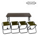 Стол + 4 стула комплект для кемпинга Novator SET-3 (120х65)