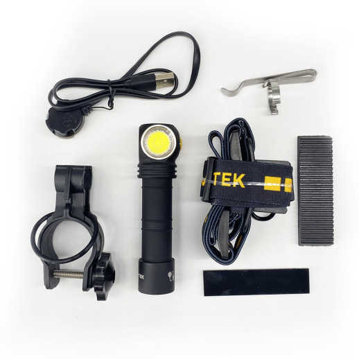 Фонарь Armytek Wizard C2 Pro v4 Magnet USB+ABM01+18650 XHP50.2 Warm (Открытая упаковка/замена провода зарядки)
