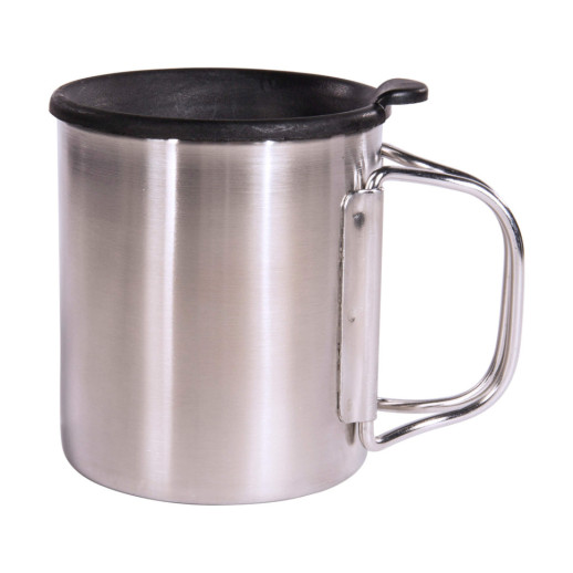 Термокружка с крышкой Tatonka Thermo 250, Silver/Black (TAT 4080.000)