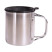 Термокружка с крышкой Tatonka Thermo 250, Silver/Black (TAT 4080.000)