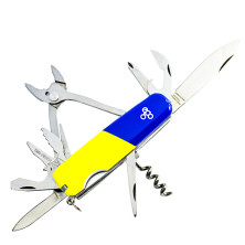 Нож Ego tools A01.11 синежелтый (царапины на рукояти)