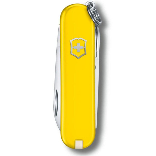 Нож Victorinox Classic SD Ukraine 58мм/7функ/желт- гол
