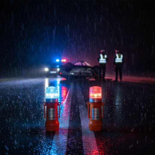 Фонарь профессиональный Mactronic Flashguard (100 Lm) White/Red/Blue LED (PFS0100)
