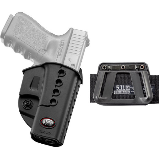 Кобура Fobus для Glock 17/19 с креплением на ремень black (GL-2 ND BH)