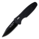 Нож складной Ganzo G702 черный клинок (Не фиксир. клипса)